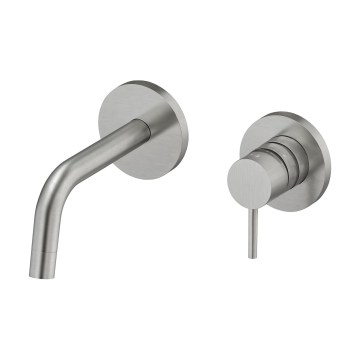 Paffoni - Grifo de lavabo para instalación empotrada LIGHT, acero inoxidable