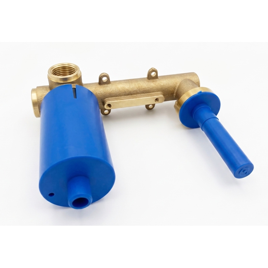 Paffoni - Grifo de lavabo para instalación empotrada LIGHT, acero inoxidable
