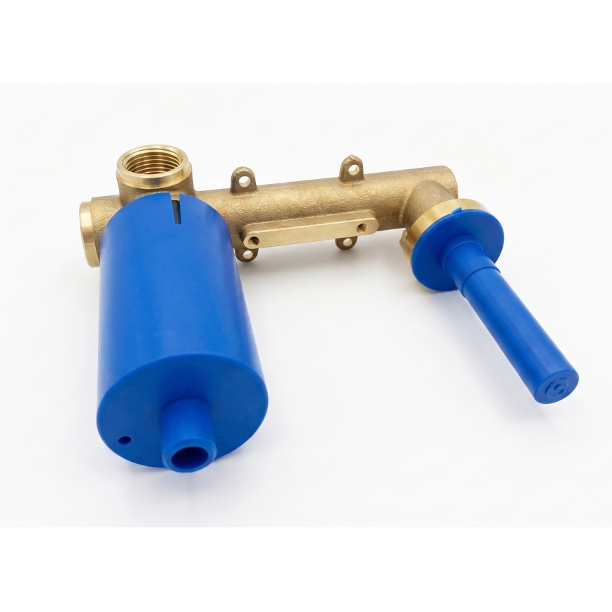 Paffoni - Grifo de lavabo para instalación empotrada LIGHT, acero inoxidable