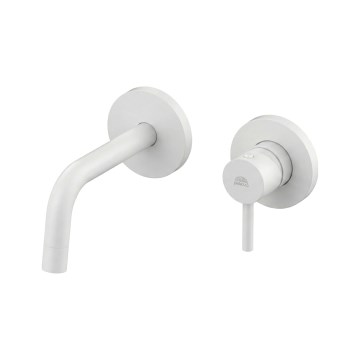 Paffoni - Grifo de lavabo para instalación empotrada LIGHT blanco