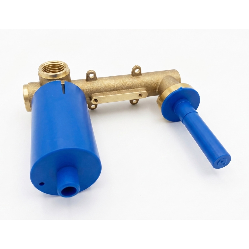 Paffoni - Grifo de lavabo para instalación empotrada LIGHT blanco
