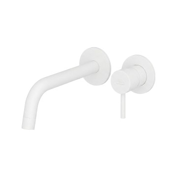 Paffoni - Grifo de lavabo para instalación empotrada LIGHT blanco mate