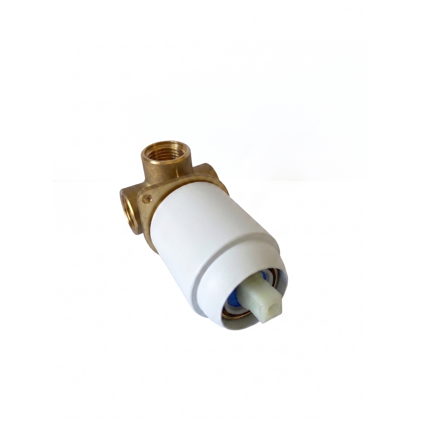 Paffoni - Grifo de lavabo para instalación empotrada LIGHT, blanco mate