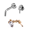 Paffoni - Grifo de lavabo para instalación empotrada LIGHT cromo brillante