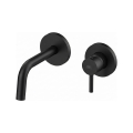 Paffoni - Grifo de lavabo para instalación empotrada LIGHT negro