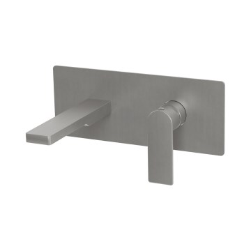 Paffoni - Grifo de lavabo para instalación empotrada TANGO en acero inoxidable