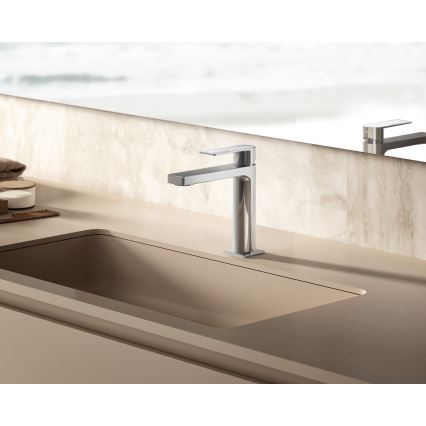 Paffoni - Grifo de lavabo TANGO en acero inoxidable