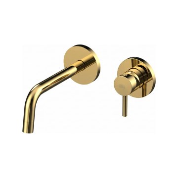 Paffoni - Grifo empotrado para lavabo LIGHT, acabado dorado
