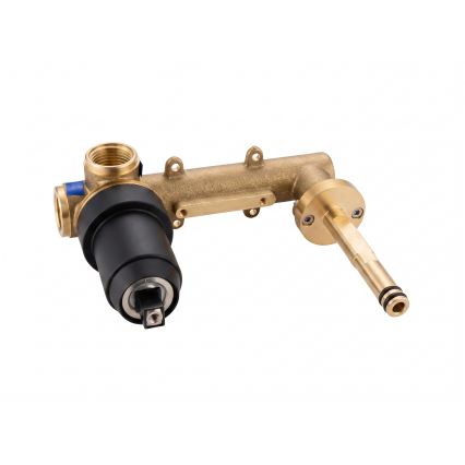 Paffoni - Grifo empotrado para lavabo LIGHT negro