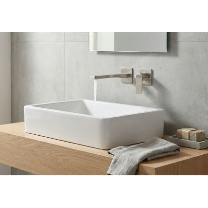Paffoni - Grifo empotrado para lavabo TANGO, acero inoxidable
