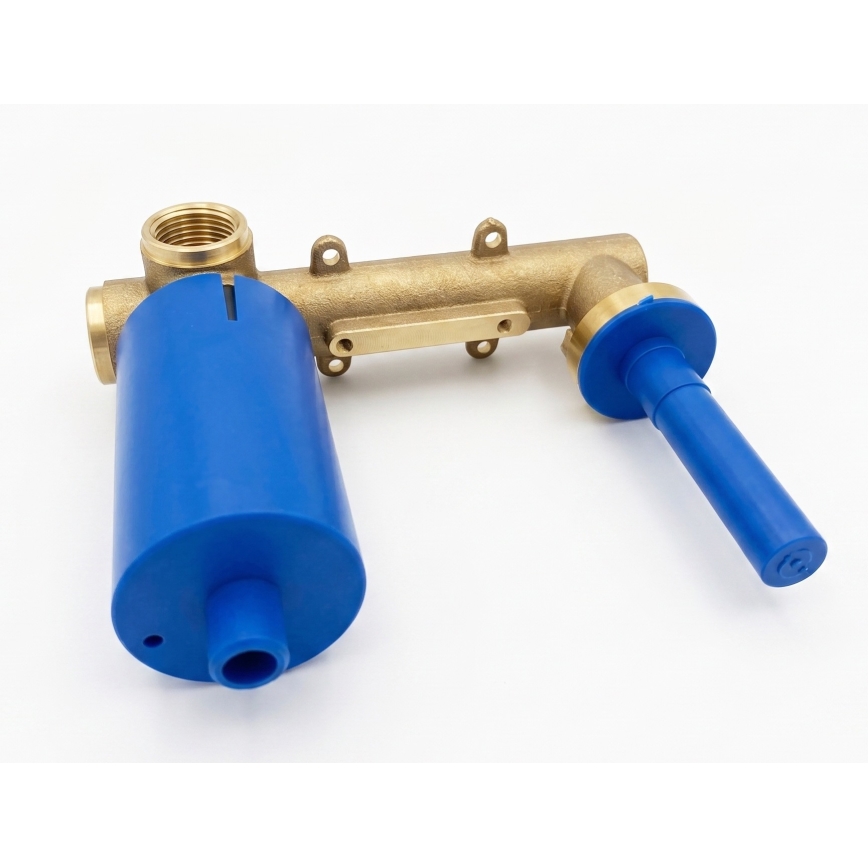 Paffoni - Grifo empotrado para lavabo TANGO, acero inoxidable