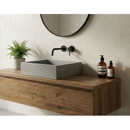 Paffoni - Grifo para lavabo de instalación empotrada LIGHT, negro