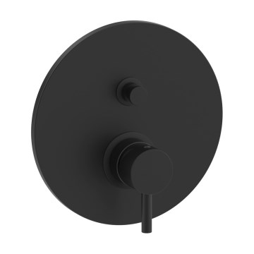 Paffoni - Mezclador de ducha para instalación empotrada LIGHT negro