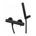 Paffoni - Set de ducha LIGHT con grifo, negro mate