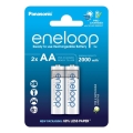 Panasonic - 2 pz Pilas recargables AA Eneloop 2000 mAh
