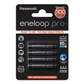 Panasonic Eneloop Pro BK-4HCDE/4BP - 4 pilas recargables AAA Eneloop Pro NiMH/1