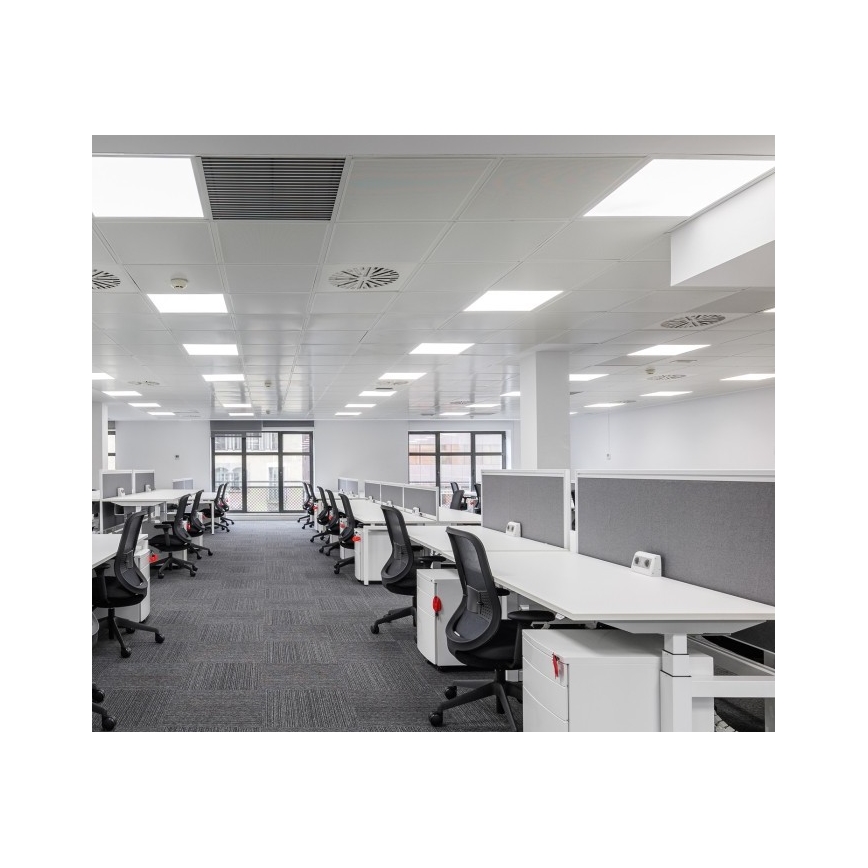 Panel empotrable LED regulable CAPRI LED/25/36/40W/230V 3000/4000/5700K UGR19 IP44 60x60 cm