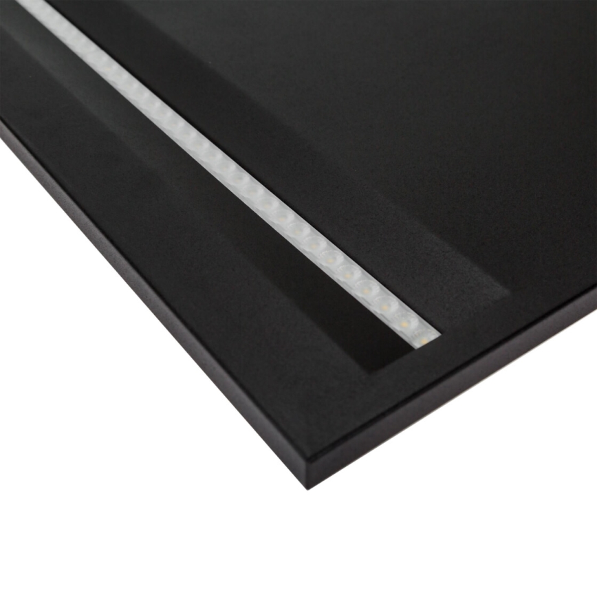 Panel LED ALGINE LED/44W/230V 60x60 cm 4000K UGR16 negro