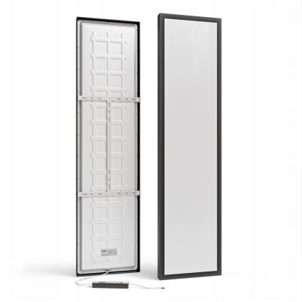 Panel LED de superficie 60W/230V 30x120 cm negro
