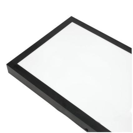 Panel LED de superficie BRISBANE LED/36W/230V 4000K 29,5x119 cm negro