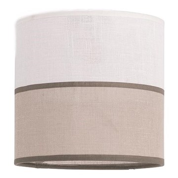Pantalla de recambio para aplique LAURA E27 16x16 cm color crema/beige