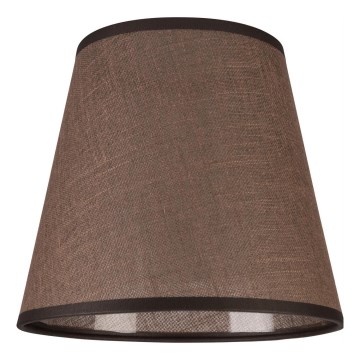 Pantalla de recambio para aplique LORENZO E27 diá. 16 cm marrón