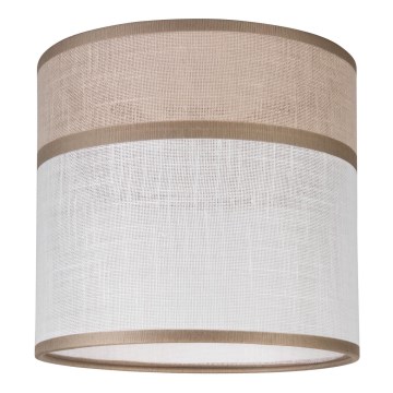 Pantalla de recambio para lámpara de araña, de mesa y de pared ANDREA E27 diá. 16 cm beige/gris