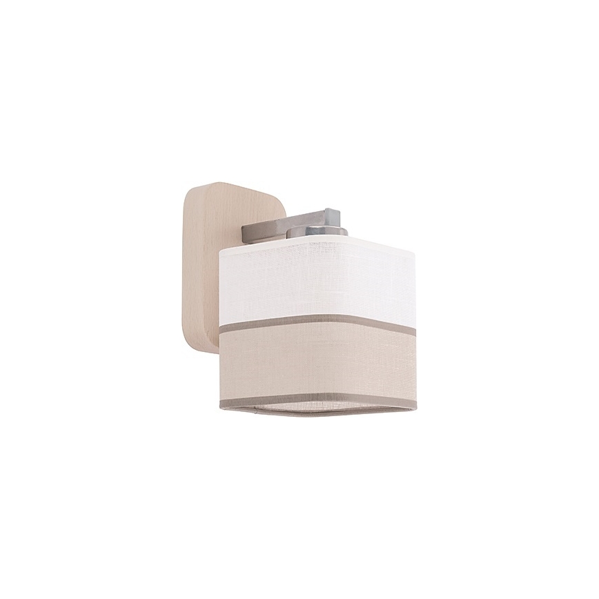 Pantalla de repuesto para aplique de pared TONI E27 beige/blanco