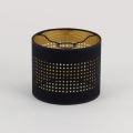 Pantalla de repuesto para lámpara BOGART E27 Ø 20 cm negro/dorado