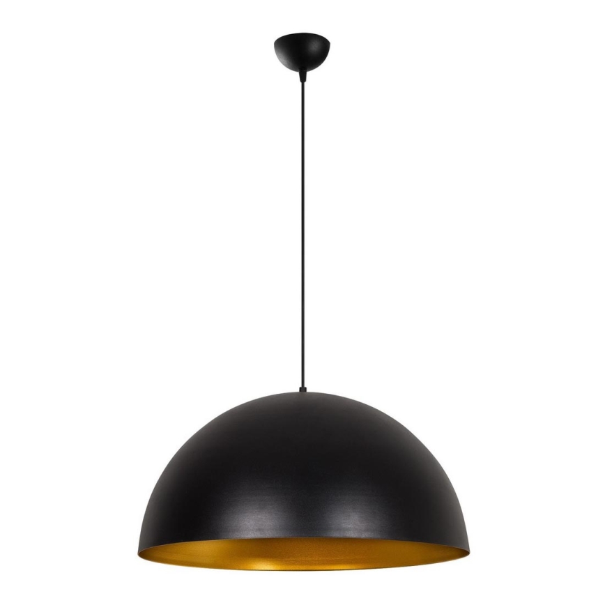 Pantalla de repuesto para lámpara colgante con cable SIVANI, Ø 60 cm, negro/cobre