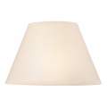 Pantalla de repuesto para lámpara de mesa JUTA E27, diámetro 19 cm, color crema