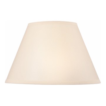 Pantalla de repuesto para lámpara de mesa JUTA E27, diámetro 19 cm, color crema