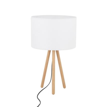 Pantalla de repuesto para lámpara de mesa TOKYO E27, diámetro 30 cm, blanca
