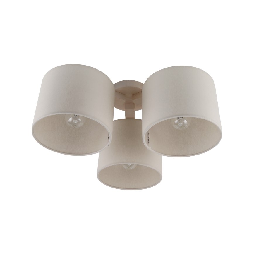 Pantalla de repuesto para lámpara de techo WALEC E27, Ø 20 cm, beige