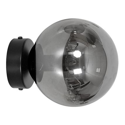 Pantalla de repuesto para lámpara de techo y aplique ROSSI diámetro 14 cm gris/humo