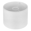 Pantalla de repuesto universal WALEC E27 Ø 20 cm blanca