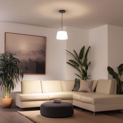 Pantalla universal KERIA Ø 20,5 cm blanca