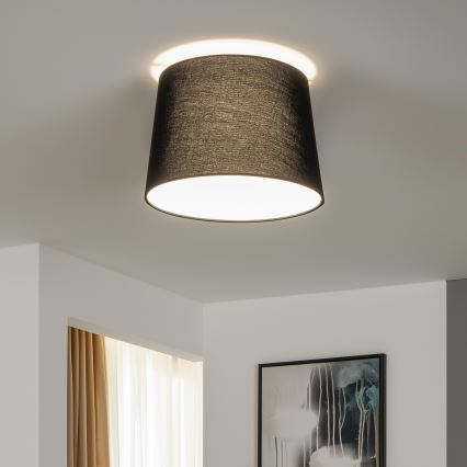 Pantalla universal KERIA Ø 30 cm negra