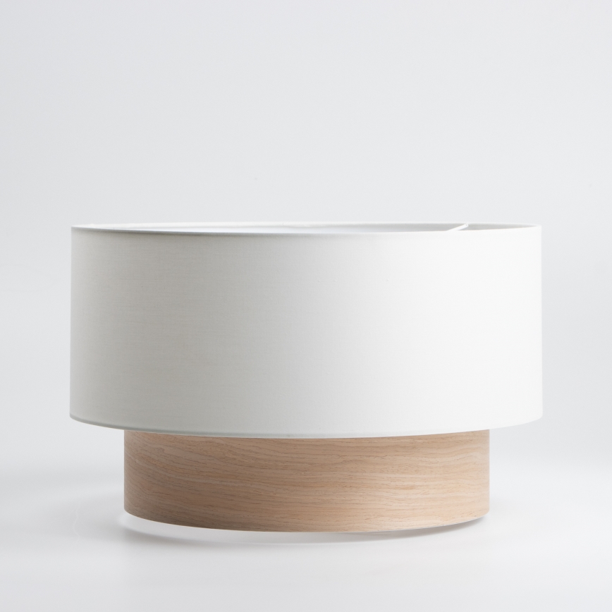 Pantalla universal KERIA, Ø 50 cm, blanca/beige