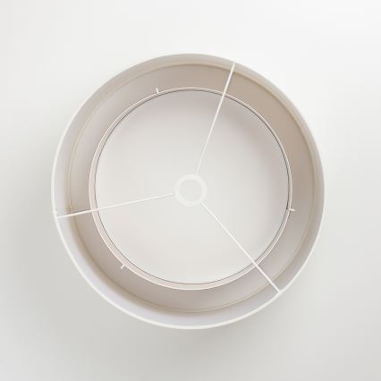 Pantalla universal KERIA Ø 50 cm blanca/marrón