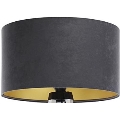 Pantalla universal STANDART E27 diá. 45 cm gris/dorado