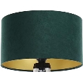 Pantalla universal STANDART E27 diá. 45 cm verde/dorado