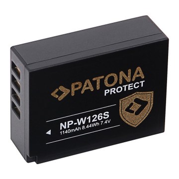 PATONA - Batería recargable Fuji NP-W126S 1140mAh Li-Ion Protect