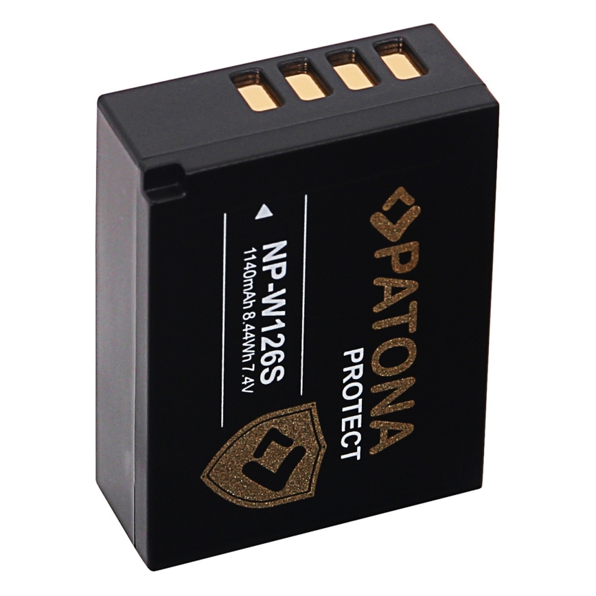 PATONA - Batería recargable Fuji NP-W126S 1140mAh Li-Ion Protect