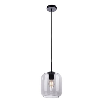 Paul Neuhaus 2002-25 - Lámpara colgante SHITAKE 1xE27/10W/230V diá. 20 cm humo