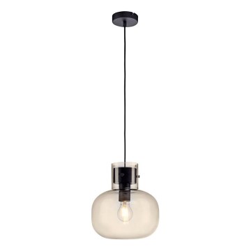 Paul Neuhaus 2003-27 - Lámpara colgante SHITAKE 1xE27/10W/230V diá. 25 cm humo