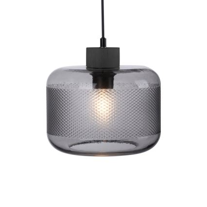 Paul Neuhaus 2005-25 - Lámpara colgante BOLETUS 1xE27/10W/230V diá. 23,5 cm gris