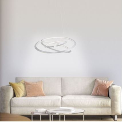 Paul Neuhaus 2493-55 - Lámpara colgante LED regulable con cable ALESSA 3xLED/38W/230V + mando a distancia