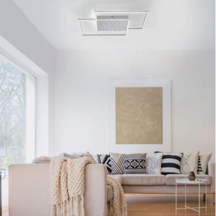 Paul Neuhaus 6024-55 - Lámpara de suspensión LED regulable YUKI LED/49W/230V + mando a distancia