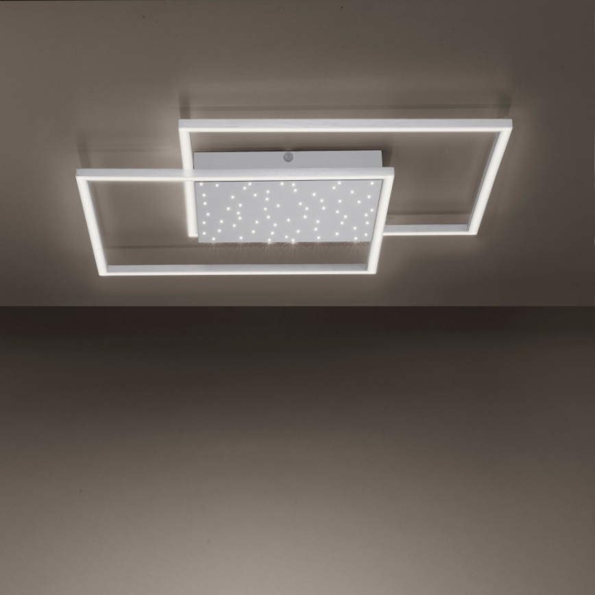 Paul Neuhaus 6024-55 - Lámpara de suspensión LED regulable YUKI LED/49W/230V + mando a distancia